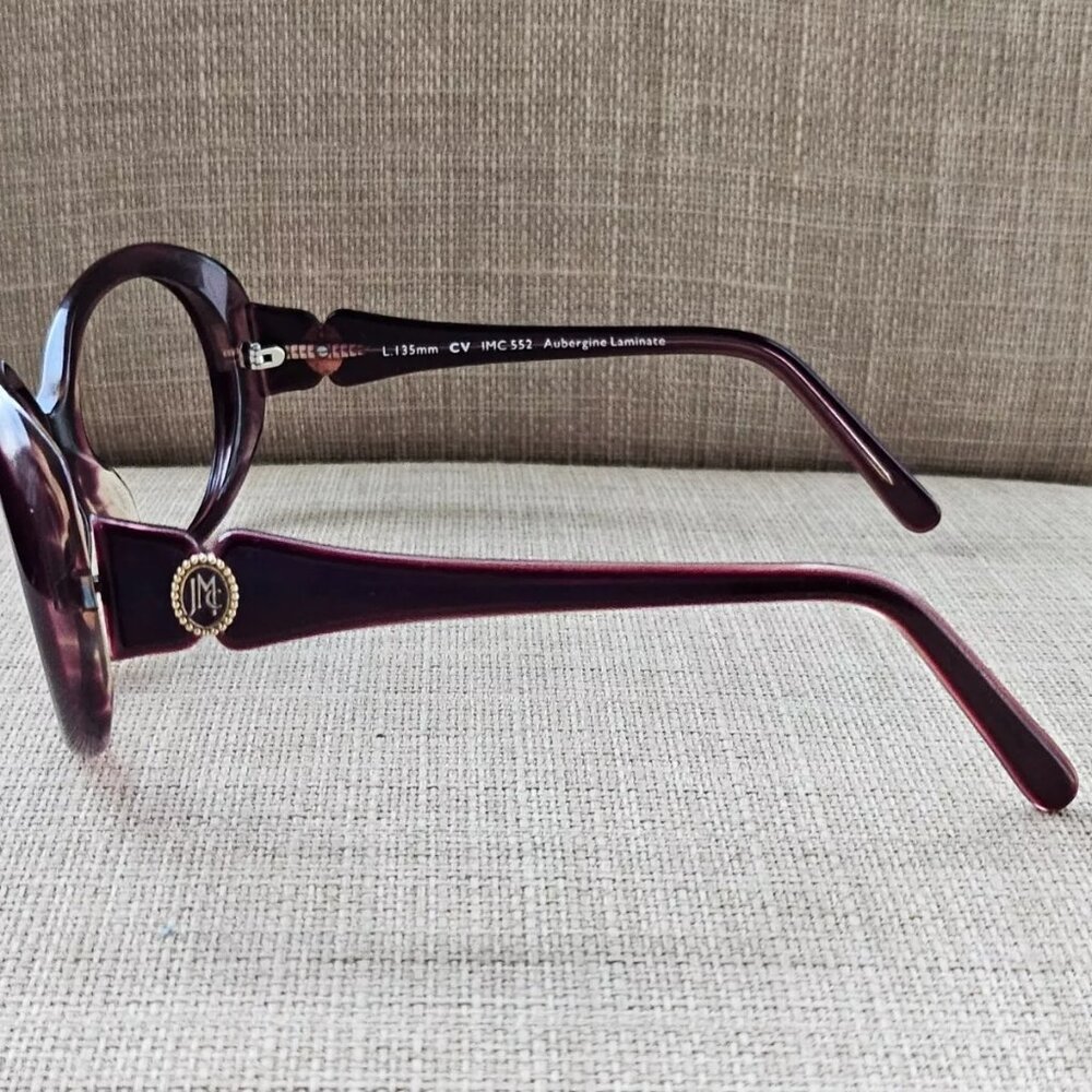 Jessica Mcclintock Women Eyeglasses/Sunglasses Frame Augergime Laminate Glasses - Picture 12 of 12